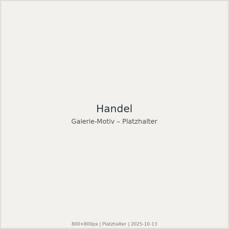 Warenumschlag an einem Kai, helle Darstellung